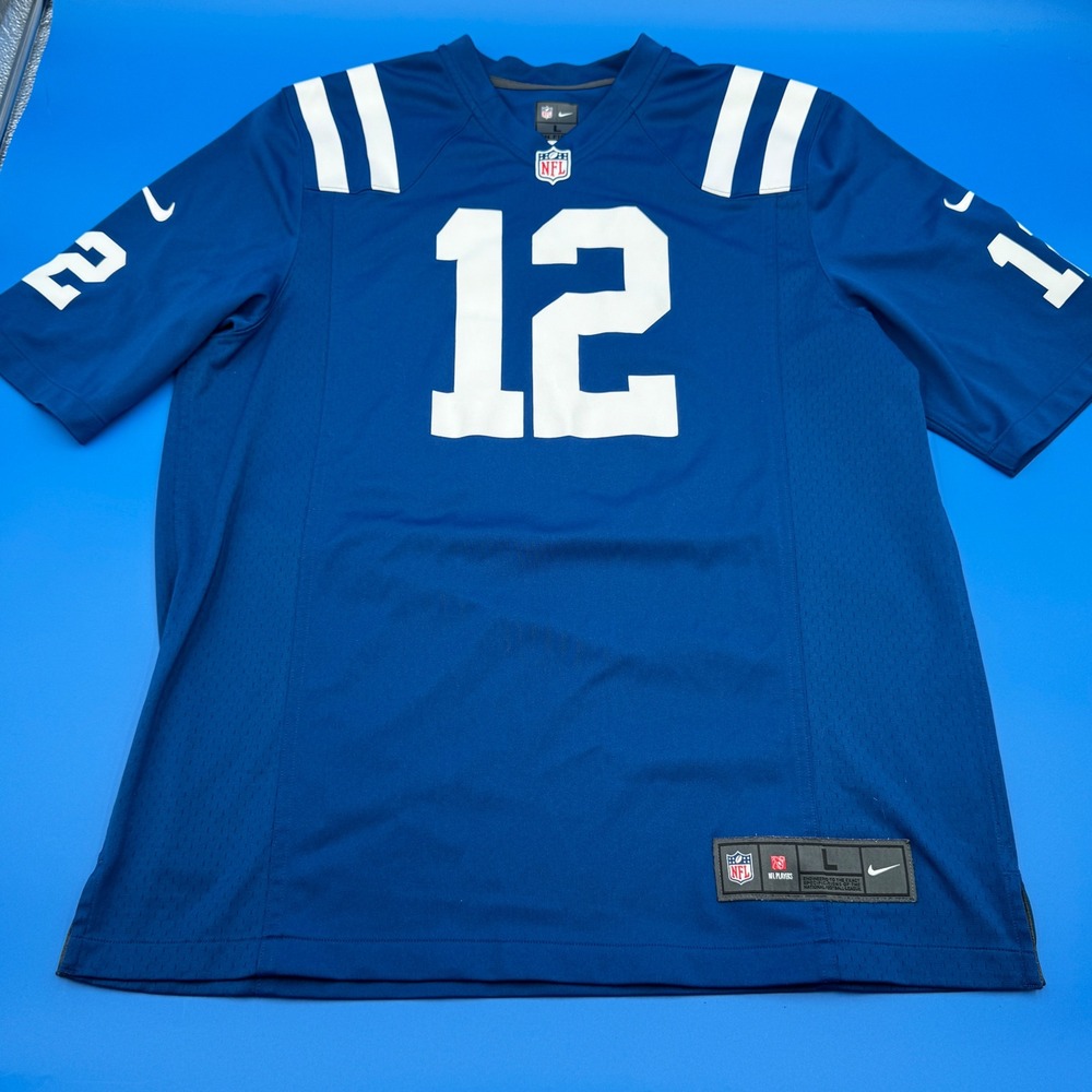 Indianapolis‎ Colts Andrew Luck 12 Nike NFL On Field Jersey Men's Large